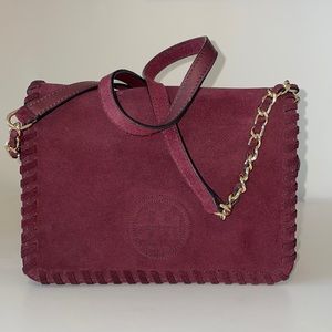 Tory Burch “Marion” suede crossbody